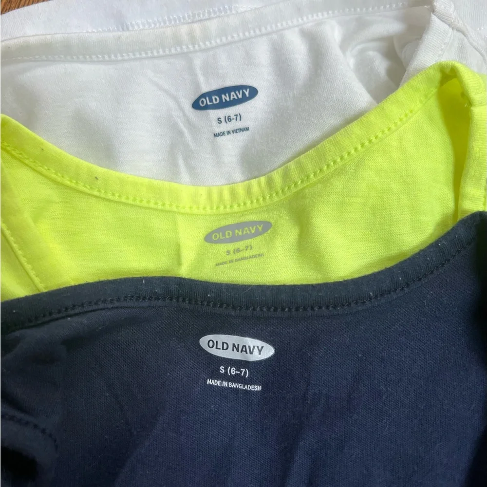Lot of 3 boys tops by Old Navy sz S (6-7)